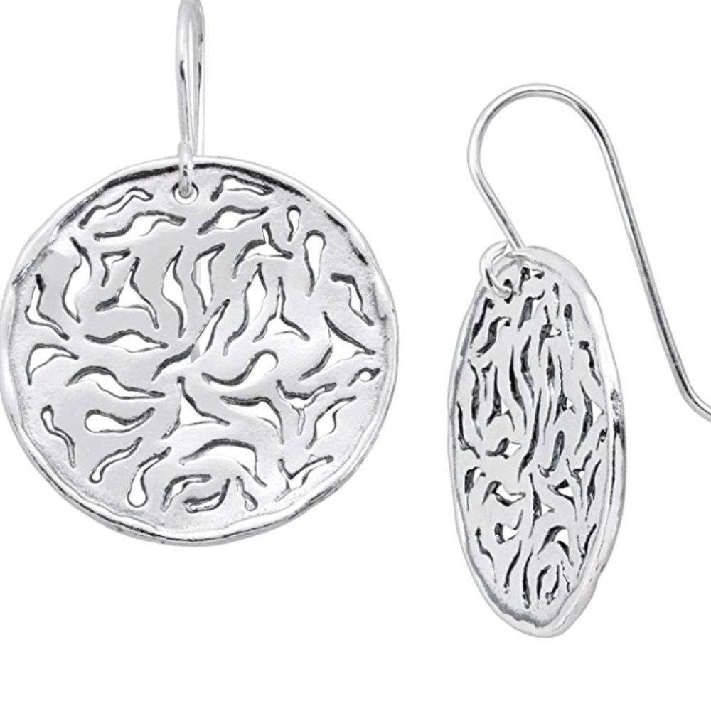 Silpada 'Salta Escape' Cut-Out Circular Earrings